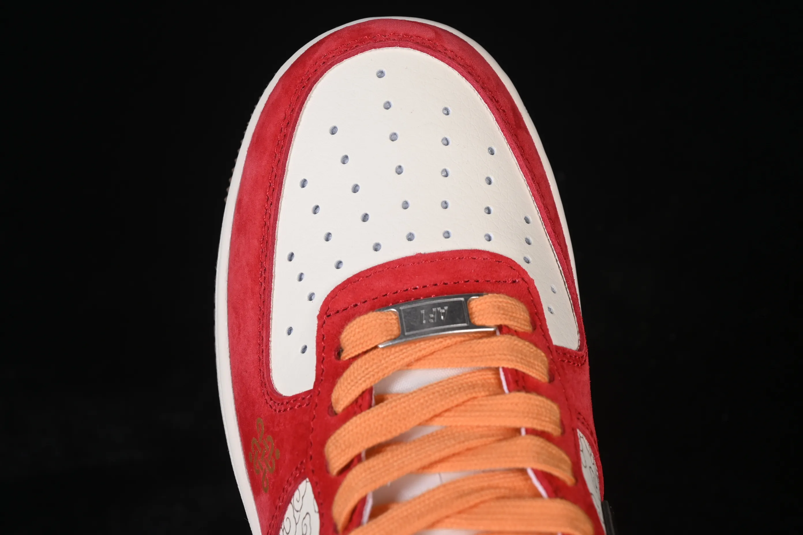 All Categories Nk Air Force 1 Air Force Series Nk Air Force 1 Low Air Force Low Nike Air Force 1'07 Low Year of the Horse New Year White Red Gold Splashed Ink Air Force One Low Casual Shoes JP2026-157